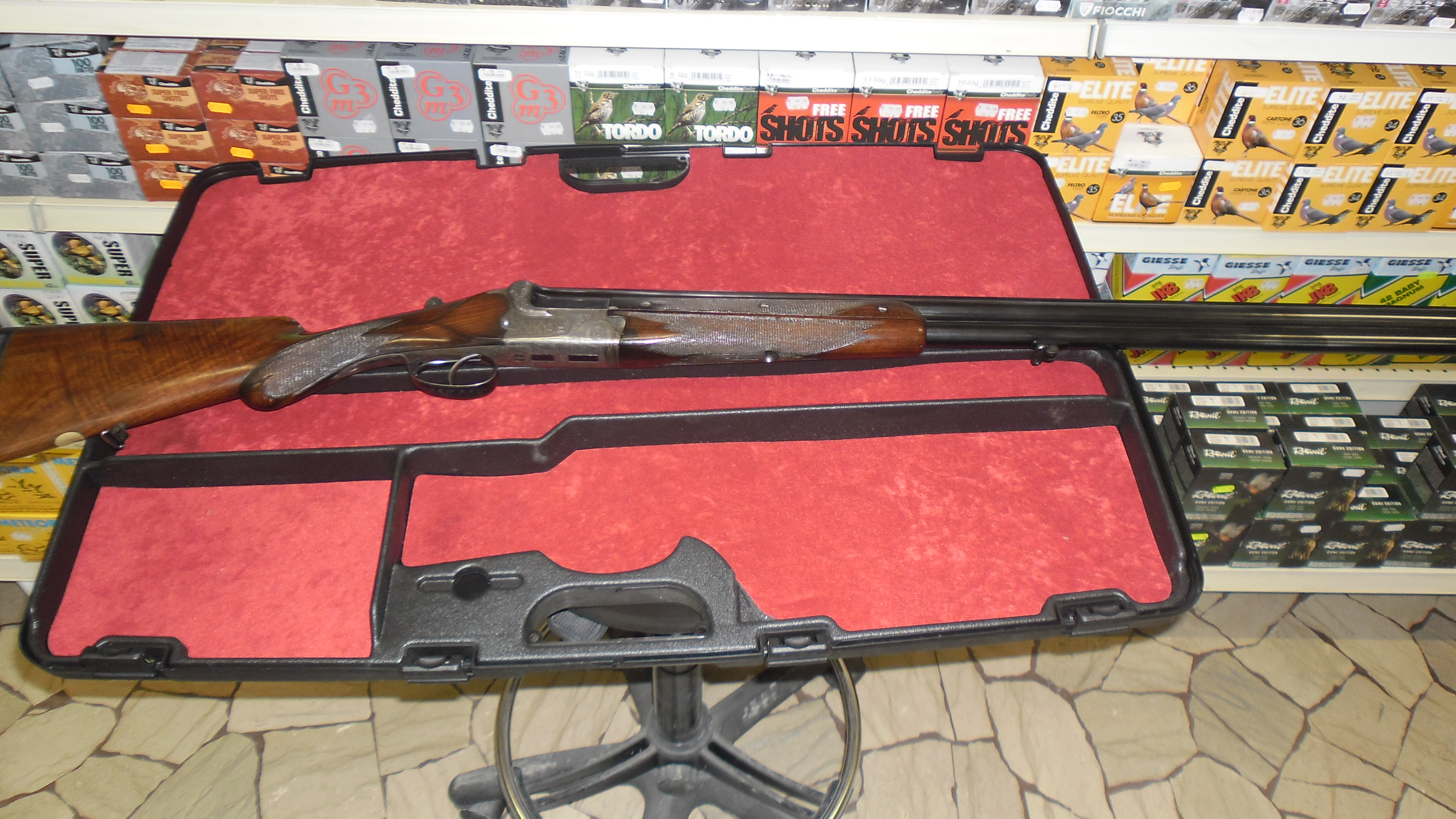 FUCILE SOVRAPPOSTO - MARCA MERKEL - MODELLO MERKEL - CALIBRO 12 361