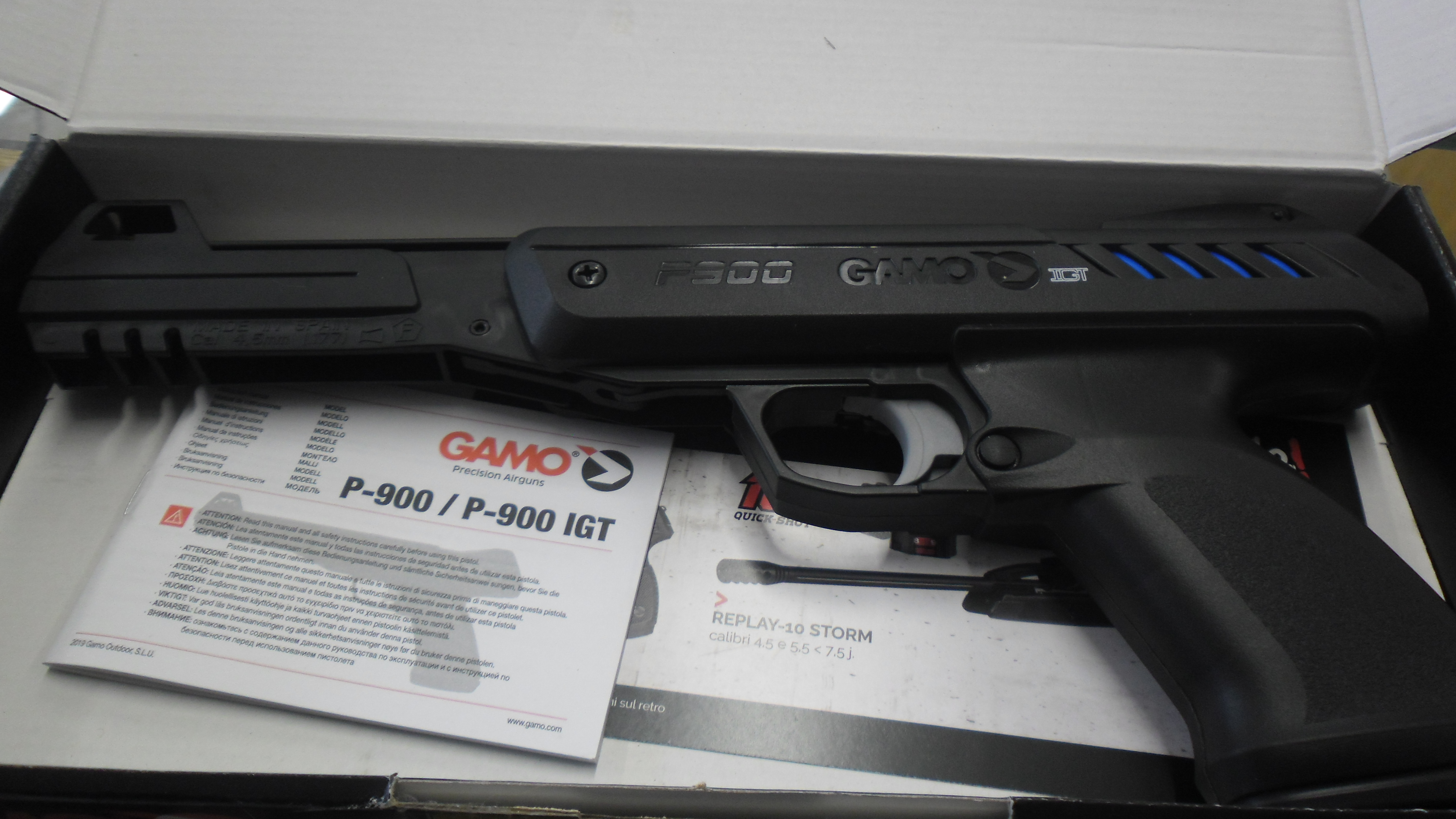 AC PISTOLA LIBERA VENDITA - MARCA GAMO - MODELLO P900 IGT - CALIBRO 4,5 662