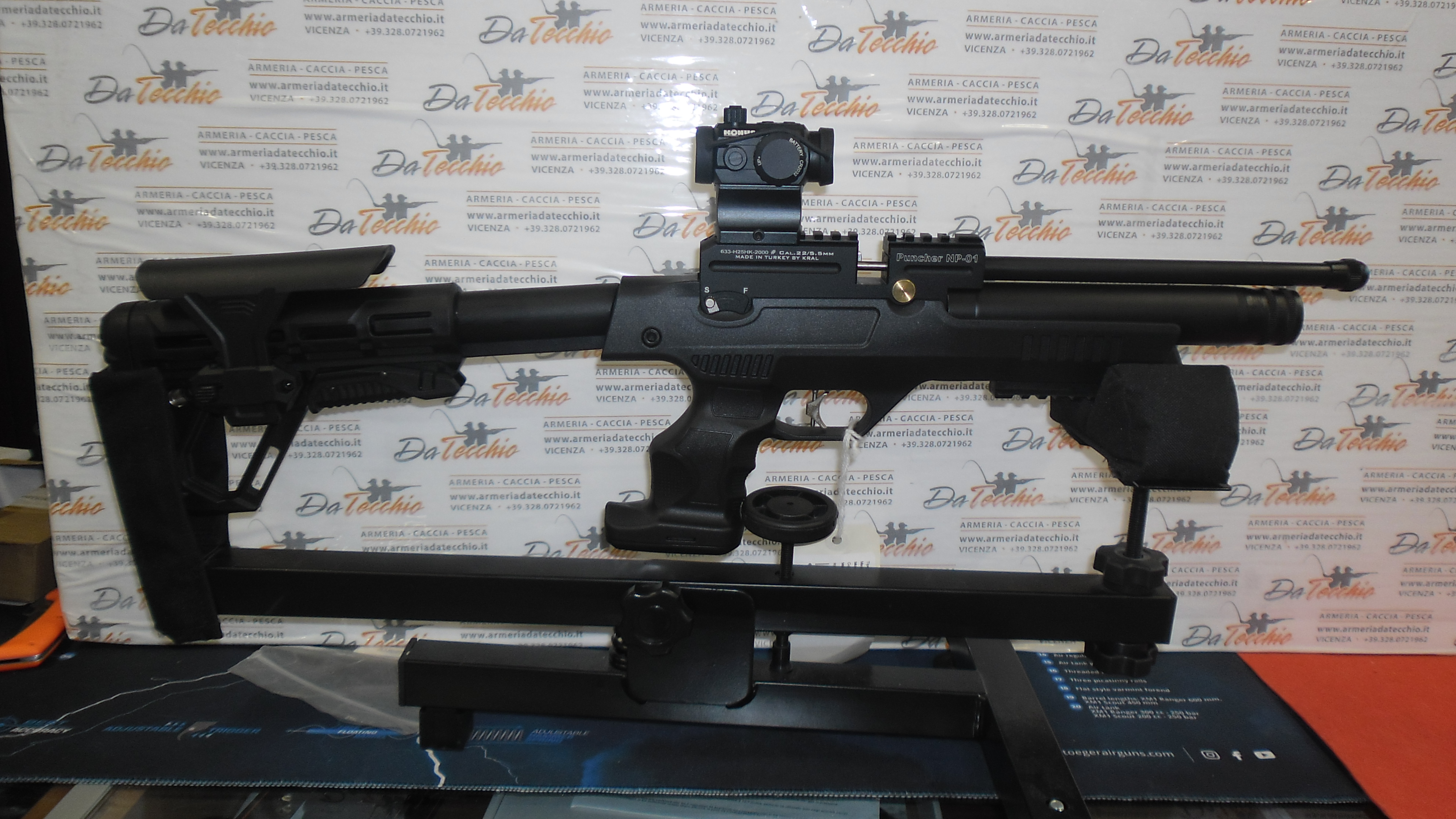  PISTOLA LIBERA VENDITA PCP - MARCA GAMO - MODELLO KRAL PUNCHER - CALIBRO 5,5 687