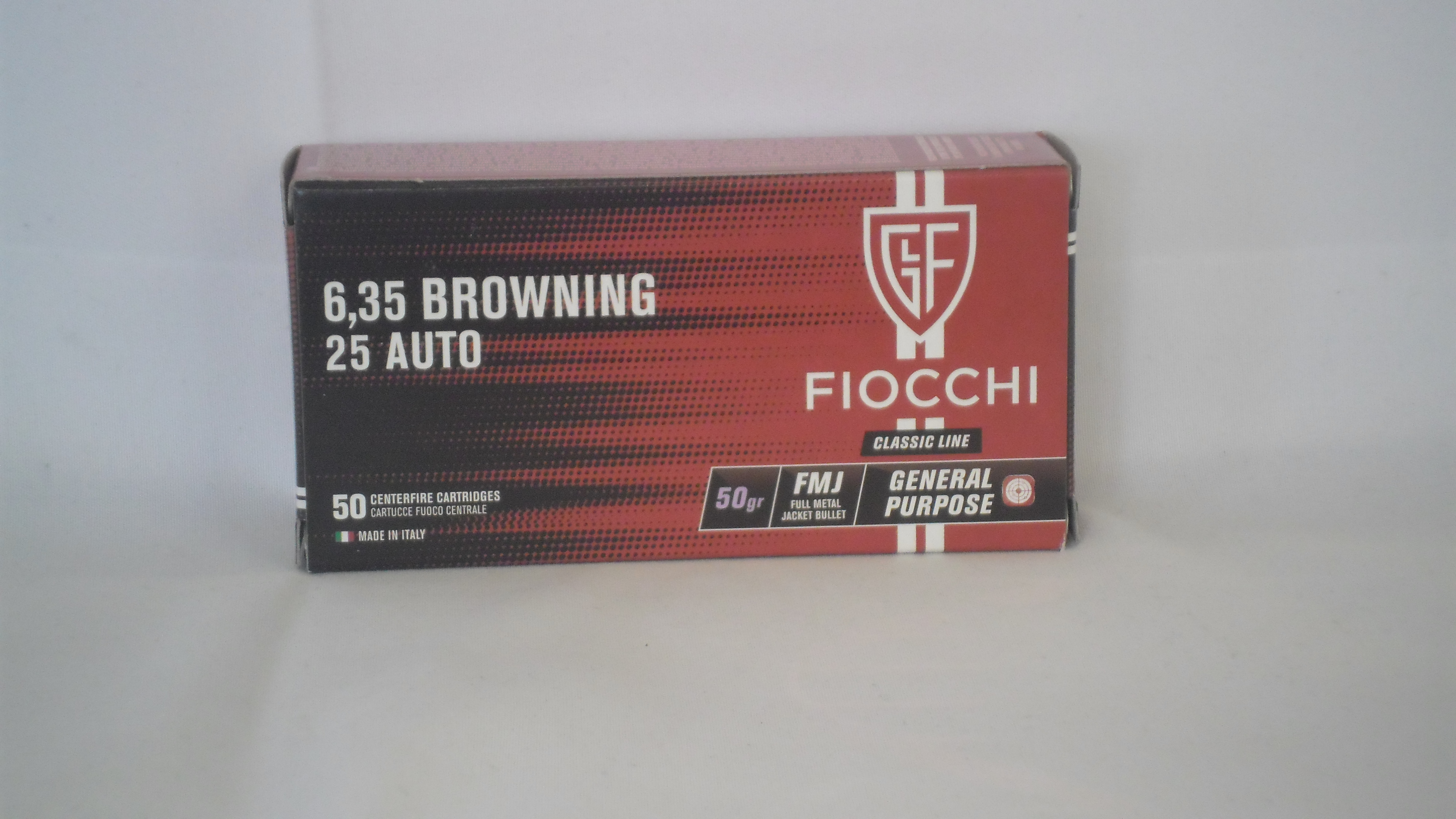 CARTUCCE CAL. 6,35 BROWNING - marca FIOCCHI - modello 6,35 BROWNING 25 AUTO - calibro 6,35 BROWNING / 25 ACP 17